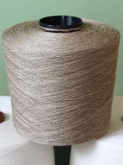 Leinengarn nass gesponnen